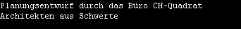 Planungsentwurf